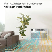 TCL H8T91H 8,000 BTU Smart Through-the-Wall Air Conditioner with Heat