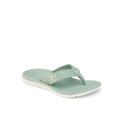 Reef Santa Ana Womens Flip Flop Sandals with Arch Support, Water-Resistant, Non-Marking Outsole, Frosty Green, Size 11M, CJ6474