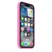 Apple MDGM4ZM/A iPhone 16 Silicone Case with MagSafe, Peony