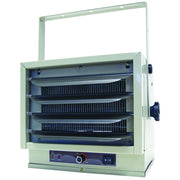 Comfort Zone Industrial Steel Electric Ceiling Mount Heater, 3 Heat Levels up to 5,000 watts, White