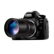 JINTU 135mm F/2.8 Telephoto Camera Lens, Manual Focus, Compact Lightweight Design, Compatible with Canon EF and EF-S Mount