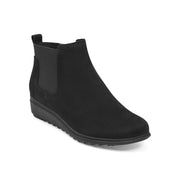Easy Spirit YSABEL Women's Round Toe Casual Bootie, Ultra-Flexible, Orthotic Friendly, Black, 10M