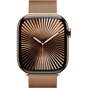 Apple Watch Gen 10 Series 10 Cell 46mm Gold Titanium - Gold Milanese Loop MC7T4LW/A