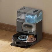iRobot Roomba Plus 505 Combo Robot Vacuum and Mop with AutoWash Dock, DualClean Mop Pads, SmartScrub, 70x Suction, Carpet Boost, ClearView Pro LiDAR Navigation, PrecisionVision AI, Black