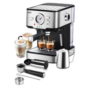 Gevi GECME403L-U Espresso Machine with steamer 15 Bar Cappuccino Coffee Maker for Latte Mocha
