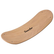 Swurfer Original Stand Up Surfing Wooden Outdoor Swing with Adjustable Handles Brown Green SW001