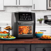 Gourmia GAF1230 14qt All-in-One Digital Air Fryer, Oven, Rotisserie & Dehydrator