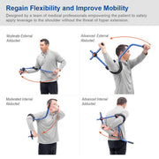 Medi-Dyne ProStretch Shoulder Flex Adjustable Blue Shoulder Stretcher for Frozen Shoulder and Rotator Cuff Injuries S04001