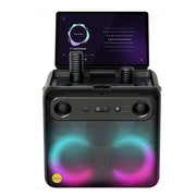 Ikarao Portable Karaoke Speaker, Break X2, 600W, WiFi, Bluetooth 5.3, 10.1 Inch Touchscreen, Built-In Battery