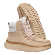 HEYDUDE 44367-265 Wendy Peak Apres Suede Cozy Boots for Ladies - Tan - 9M