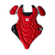 Wilson EZ Gear 2.0 Youth Baseball Catcher's Protective Gear Kit, Scarlet, Small/Medium, Ages 5-7, WB5720207SM
