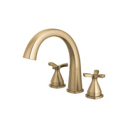 Delta T27776-CZ Stryke Champagne Bronze 2-Handle Residential Deck-Mount Roman Bathtub Faucet