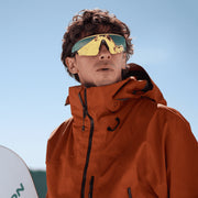 Oakley Meta Vanguard Smartglasses with Meta AI, 12MP Ultra-Wide Camera, Prizm Black Polarized Lenses, White Frame, Bluetooth Audio, IP67 Water-Resistant, 0OW8001-800104-52