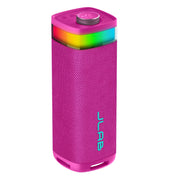 JLab JBuds Party Portable Bluetooth Speaker, 30W RMS, Pink, Waterproof, USB-C, LED Light, Rechargeable