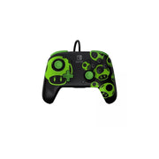 PDP 500-134-GID Rematch Wired Controller for Nintendo Switch - 1Up Glow in the Dark