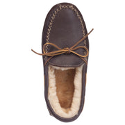 Minnetonka 3752 Moccasin Sheepskin Moose Slippers for Men - 11M