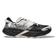 Hoka Speedgoat 7 Men's Trail Running Shoes, Black/White, Synthetic Upper, Responsive SCF Midsole, Vibram MegaGrip Outsole, Gaiter Integration, 12 D Medium, 1171928/1171930-BWHT
