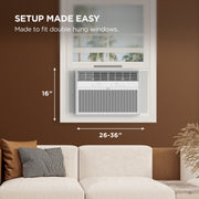 TCL W10WC72 10,000 BTU Smart Inverter Window Air Conditioner (White)