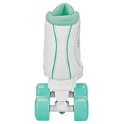 Roller Derby Roller Star 600 Women's High-Top Roller Skates, White/Mint, US Size 5, U731WW-05