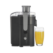 Hamilton Beach HealthSmart Compact Centrifugal Juicer Machine, 400W Motor, Large 2.4 Inch Feed Chute, BPA Free, Black and Gray, 67502
