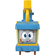 Thomas & Friends Muddy Fix Em Up Friends Motorized Vehicle Set with Carly the Crane and Sandy the Rail Speeder, Battery-Powered, Multicolor, HJD71