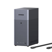 UGREEN DH2300 NASync 2-Bay Network Attached Storage, 60TB Capacity, Rockchip RK3576 8-Core CPU, Dark Gray
