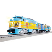 Lionel Looney Tunes Freight LionChief 5.0 Electric O Gauge Train Set with Bluetooth 5.0, Remote Control, Illuminated Caboose, Multi-Color, 2423010