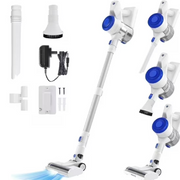 CareVac P17 Lightweight Cordless Stick Vacuum Cleaner for Carpets, Hard Floors, Pet Hair