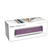 Cricut 8002306 Explore Air 2 Die-Cutting Machine & Vinyl & Tool Kit Starter Bundle, Boysenberry