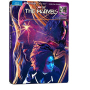 Disney The Marvels Steelbook (4K Ultra HD + Blu-Ray + Digital Copy)