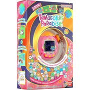 Bandai Namco Tamagotchi Paradise Orange Tropics Interactive Virtual Pet Toy with Zoom Dial, Multi-Language Support, Battery Powered, 43425