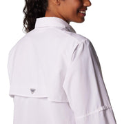 Columbia PFG Bahama II Long-Sleeve Button-Down Shirt - White - XL