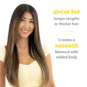 Drybar The Smooth Shot Paddle Brush Blow-Dryer, Ionic Technology, 3 Temperature Settings, Yellow, 900-3605-4