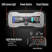 Westinghouse Portable 10,000mAh Jump Starter & Power 10,000mAh Bank
