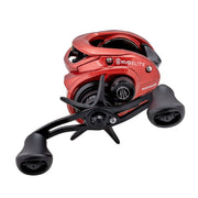 Lew's KVD Elite Baitcast Fishing Reel, Left-Hand Retrieve, 8.3:1 Gear Ratio, 6+1 Bearings, Red/Black, KVD1XHLG2