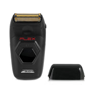 StyleCraft Flex Titanium Electric Foil Shaver with Super-Torque Motor, Digital LCD Display, Micro-Trimmer Blade, USB-C Rechargeable, Black, SC806B