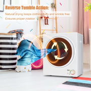 Ktaxon GYM25-78 1.6 cu. ft. Compact Electric Dryer, White