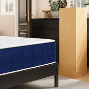 STOENOE Queen Size Hybrid Mattress, 10 Inch Euro Top, Memory Foam with Pocketed Coil, Medium Comfort, Strong Edge Support