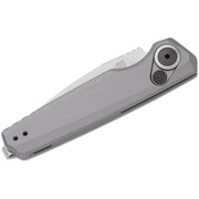 Kershaw Launch 18 Automatic Folding Knife, 2.79in CPM 154 Steel Spear Point Blade, Stonewashed Finish, Gray Anodized Aluminum Handle, KS7551