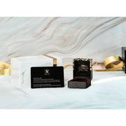 JeenMata Vintage Filigree Wedding Band - Milgrain Edge - in 18k White Gold Plating over Silver