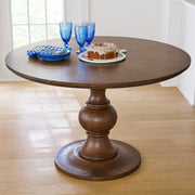 The Pioneer Woman PW1425004710074 Callie Round Dining Table, Heirloom Brown Finish