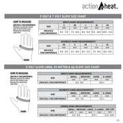 ActionHeat AA Battery Heated Fleece Gloves 2.0, Men's L/XL, Black, Slim-Fit, Touchscreen Compatible
