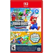 Nintendo Super Mario Bros. Wonder Video Game with Meetup in Bellabel Park, Multiplayer, Assist Mode, Nintendo Switch 2 Edition NXSPAQMXB