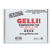 Gelli Arts Gel Printing Plate Class Pack, 11 Reusable 8x10 Inch Plates, Transparent, Non-Toxic, Made in USA