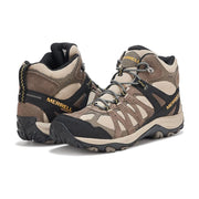 Merrell J037143z Accentor 3 Mid Vent Waterproof Hiking Boots for Men - Boulder/Old Gold - 10M