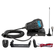 Midland MXT275 MicroMobile 15W GMRS Two-Way Radio with Integrated Control Microphone, Black