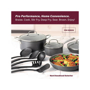 Granitestone Pro Hard Anodized 13-Pc. Nonstick Pots And Pans Cookware Set With Utensils - BLACK ONE SIZE