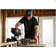 Milwaukee 603B-M Men's Cotton/Polyester Short-Sleeve Hybrid Work T-Shirt, Medium Black