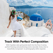 Insta360 - Flow 2 AI Tracker Bundle Gimbal Stabilizer for Smartphones - Stone Gray