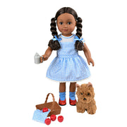 My Life As 19996 Wizard of Oz Dorothy Posable 18-Inch Doll, Dark Brunette Hair, Dark Brown Eyes, Accessories Included